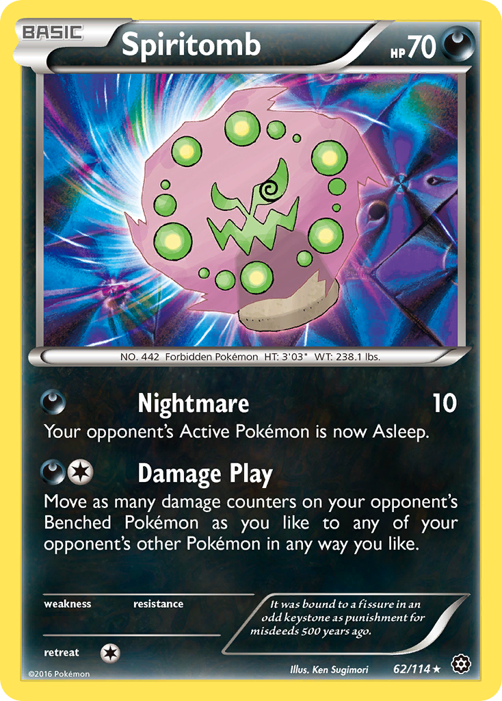 Steam Siege Spiritomb #62/114