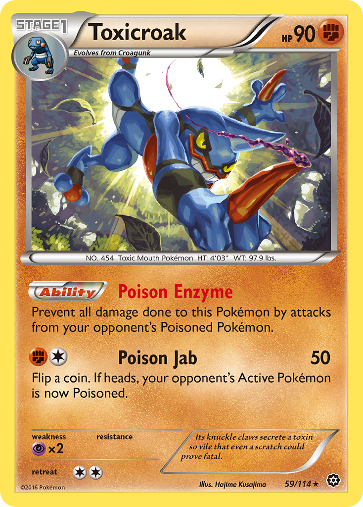 Steam Siege Toxicroak #59/114