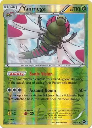 Steam Siege Yanmega #7/114 reverse holo