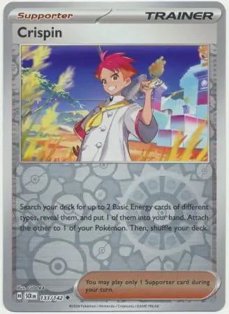 Stellar Crown Crispin #133/142 reverse holo