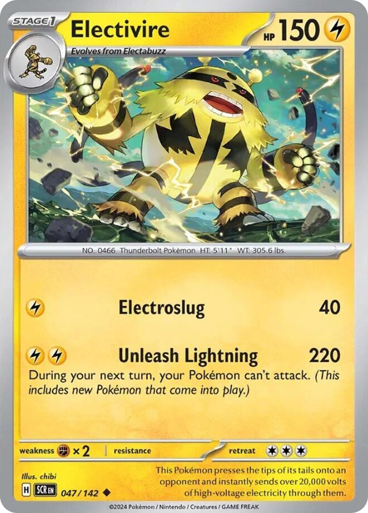 Stellar Crown Electivire #47/142