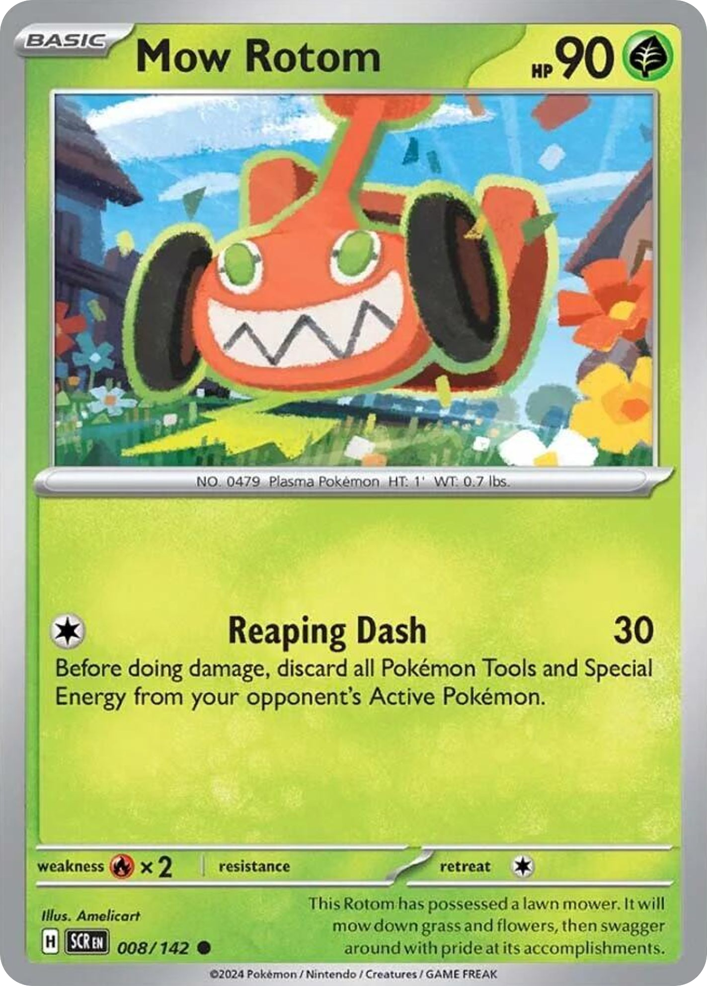 Stellar Crown Mow Rotom #8/142