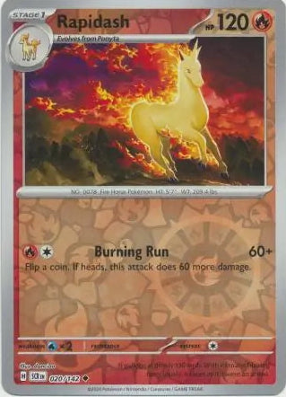 Stellar Crown Rapidash #20 reversed