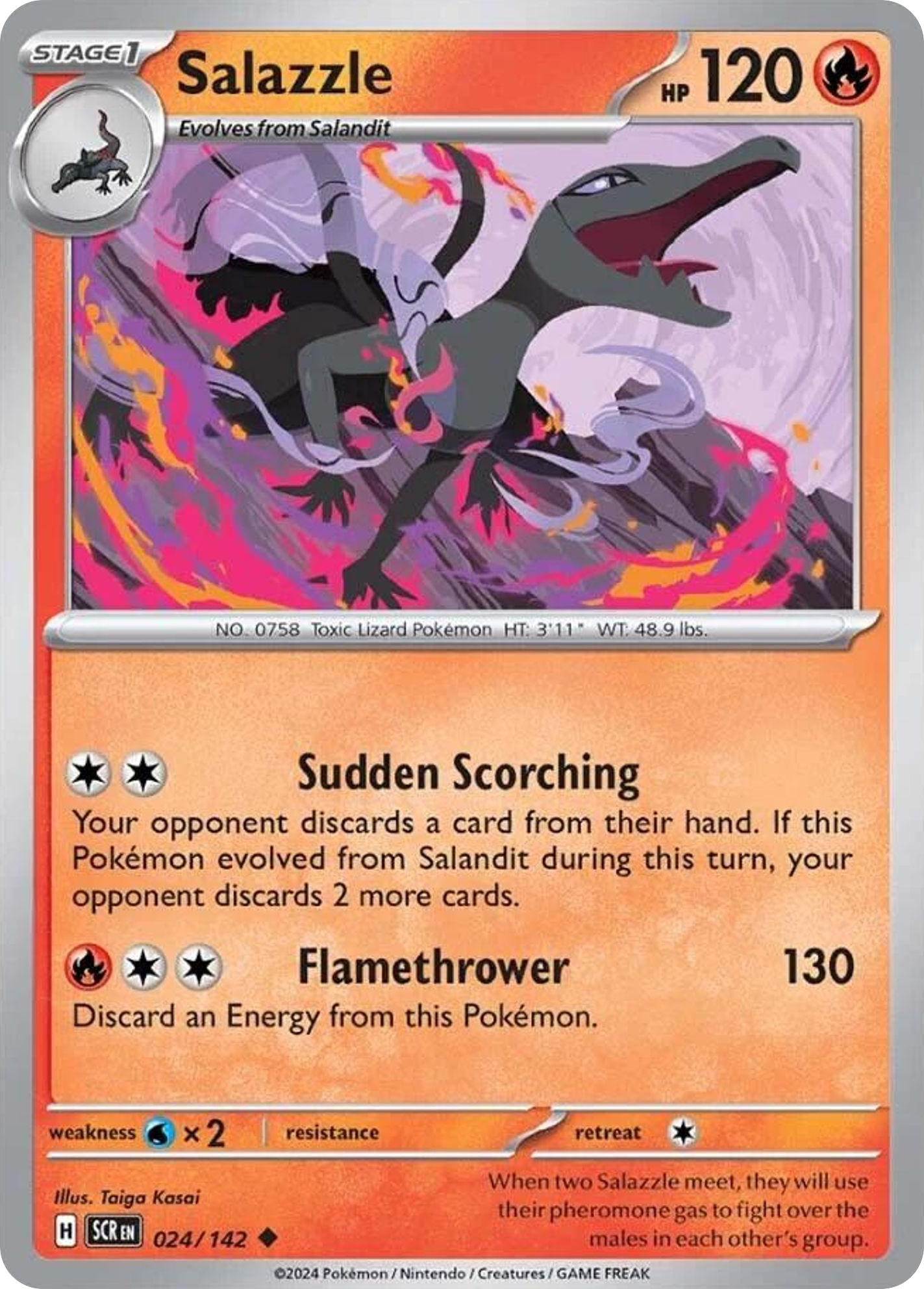 Stellar Crown Salazzle #24/142