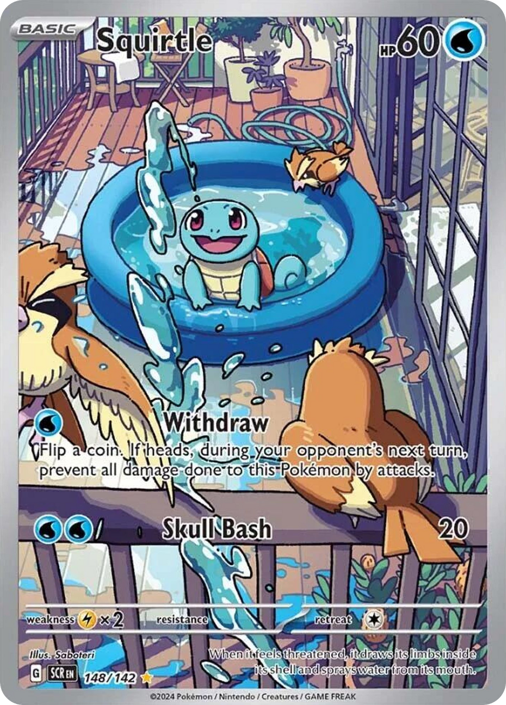 Squirtle Illustration Rare 148/142