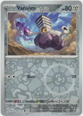 Stellar Crown Varoom #108/142 reverse holo