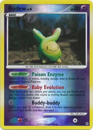 Stormfront Budew #33/100 reverse holo