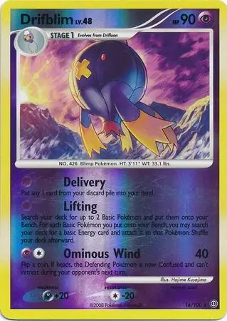 Stormfront Drifblim #16/100 reverse holo