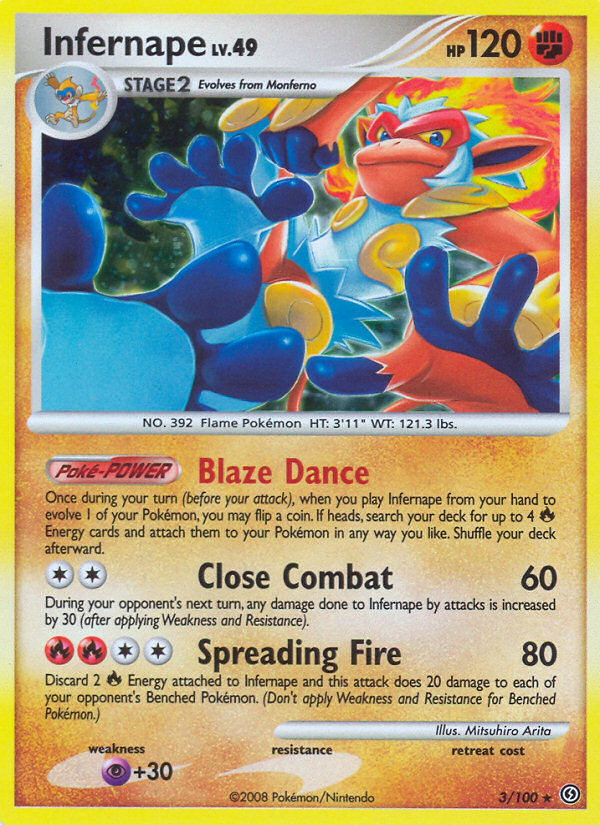 Stormfront Holo Infernape #3/100