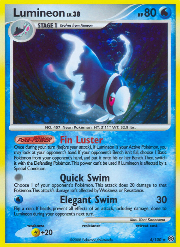 Stormfront Holo Lumineon #4/100