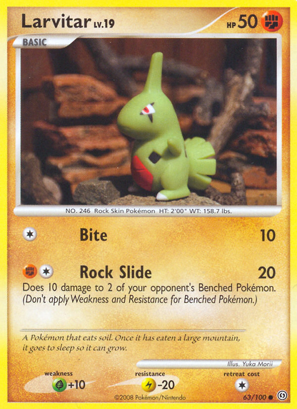 Stormfront Larvitar #63/100