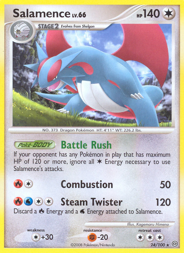 Stormfront Salamence #24/100