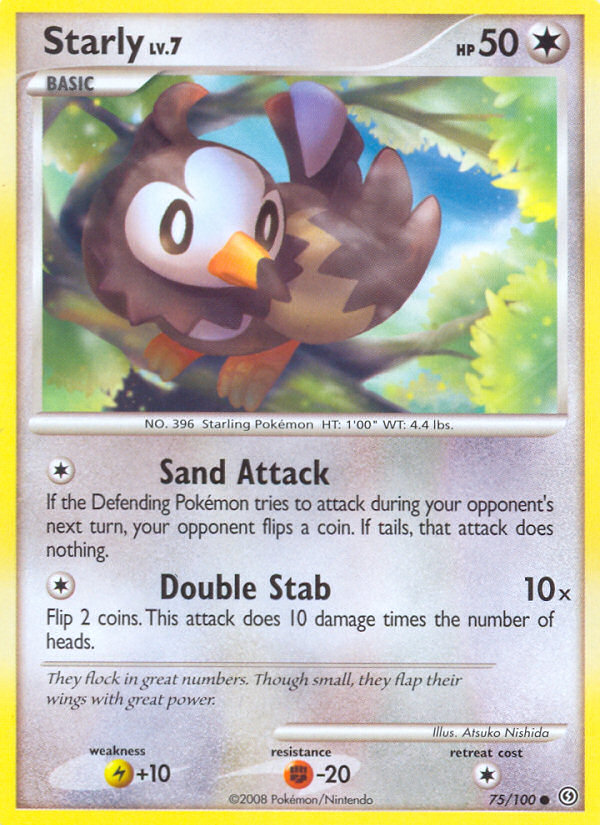 Stormfront Starly #75/100