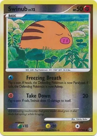 Stormfront Swinub #77/100 reverse holo
