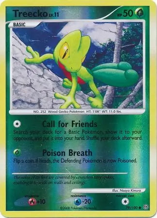 Stormfront Treecko #79/100 reverse holo