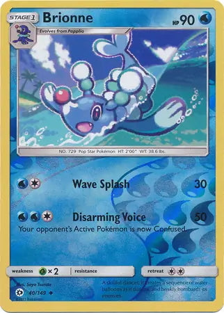 Sun & Moon Brionne #40/149 reverse holo