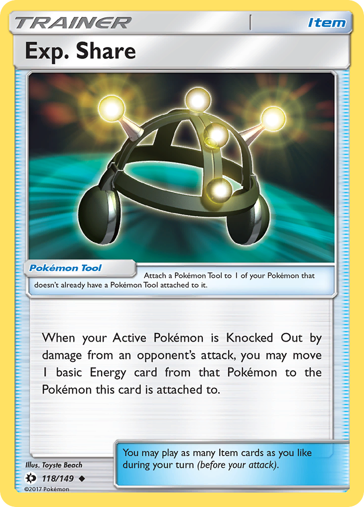 Sun & Moon Exp. Share #118/149