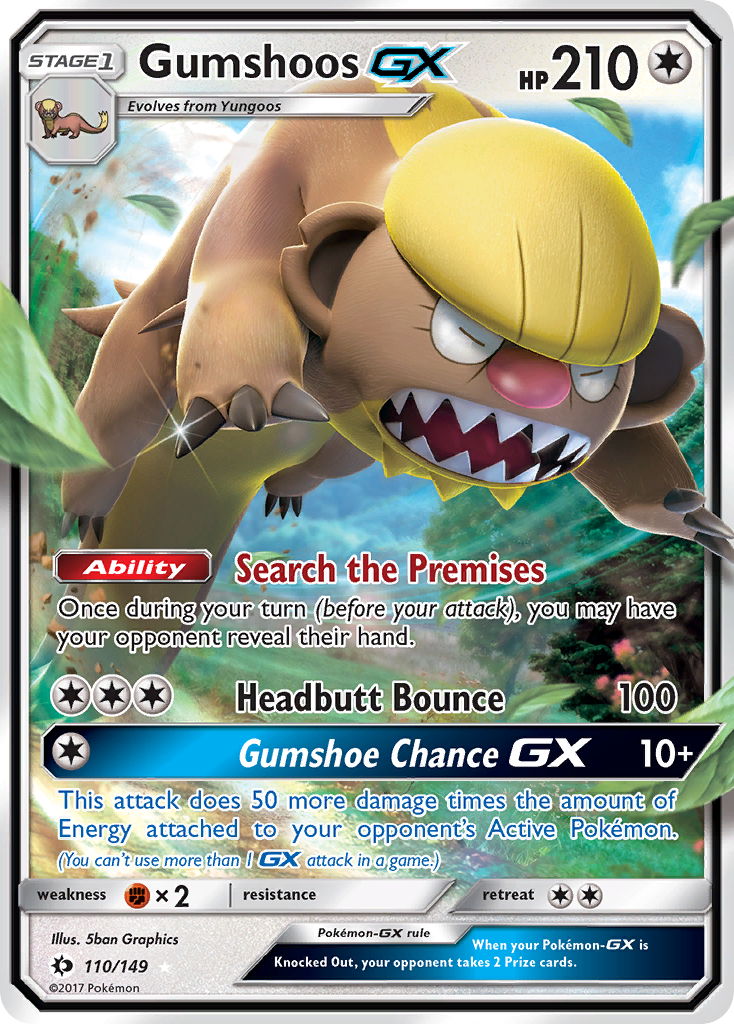 Sun & Moon Gumshoos GX #110/149