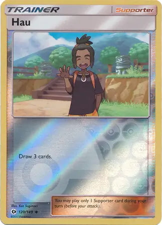 Sun & Moon Hau #120/149 reverse holo