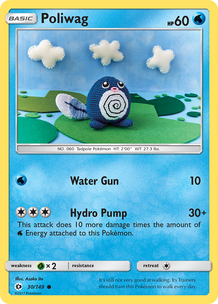 Sun & Moon Poliwag #30/149