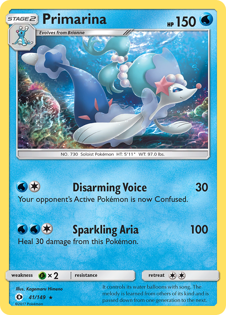 Sun & Moon Primarina #41/149