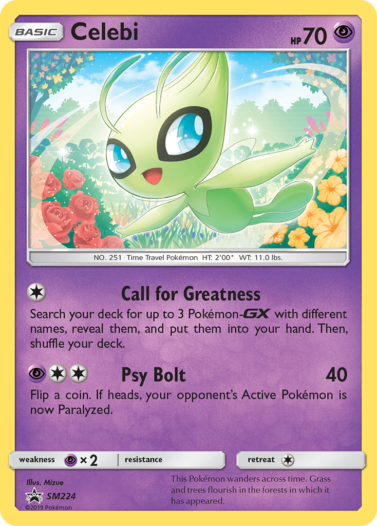 Sun & Moon Promo Celebi #224
