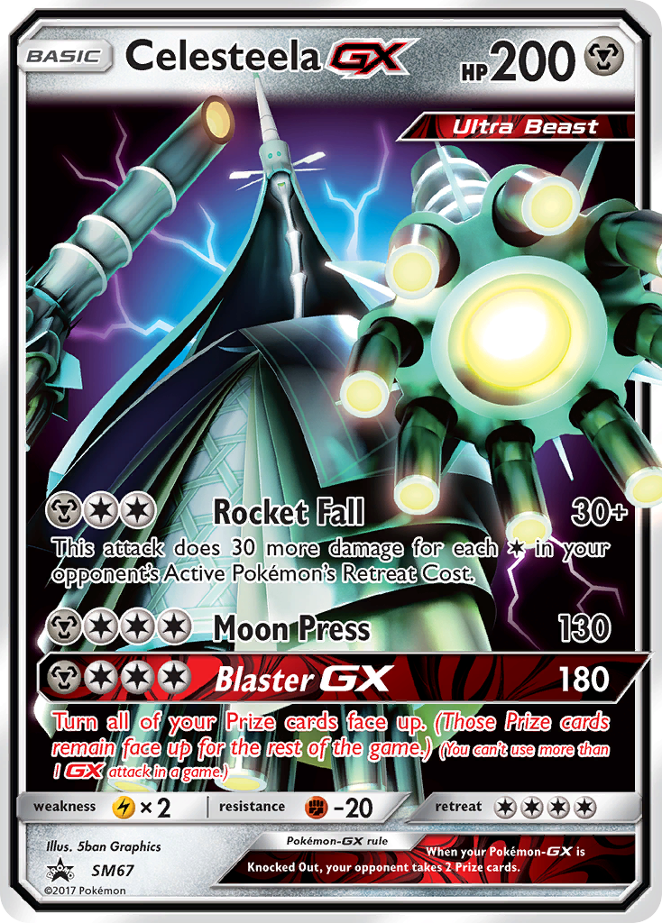 Sun & Moon Promo Celesteela GX #67