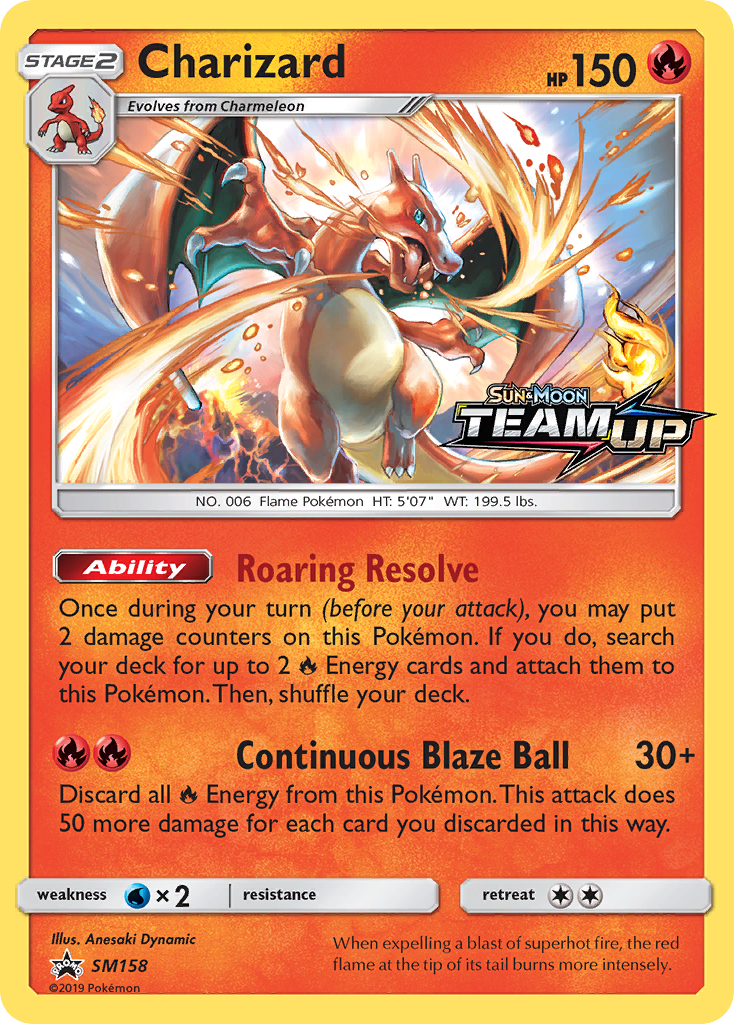 Sun & Moon Promo Charizard #158