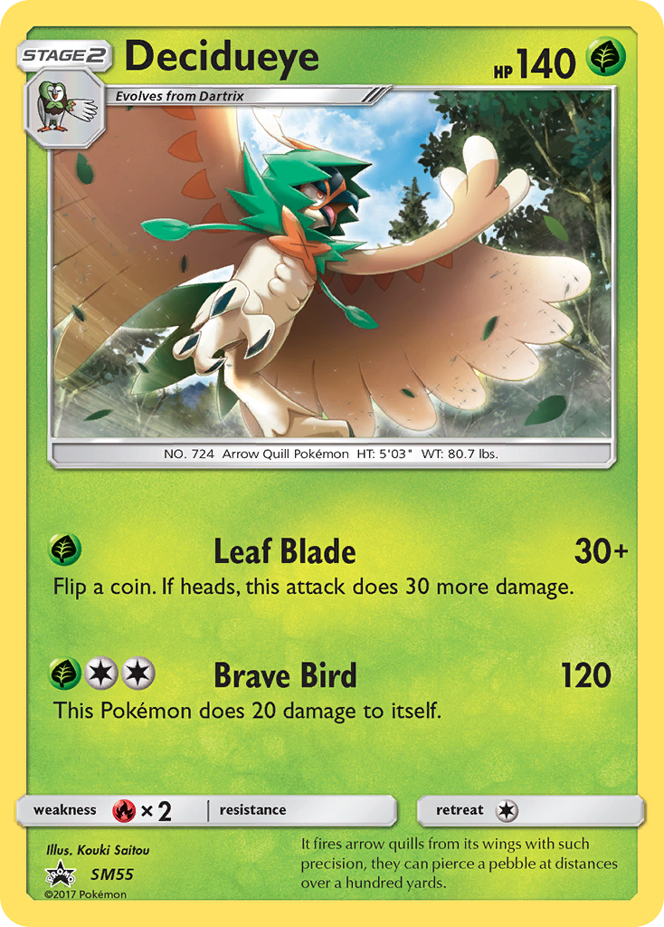 Sun & Moon Promo Decidueye #55