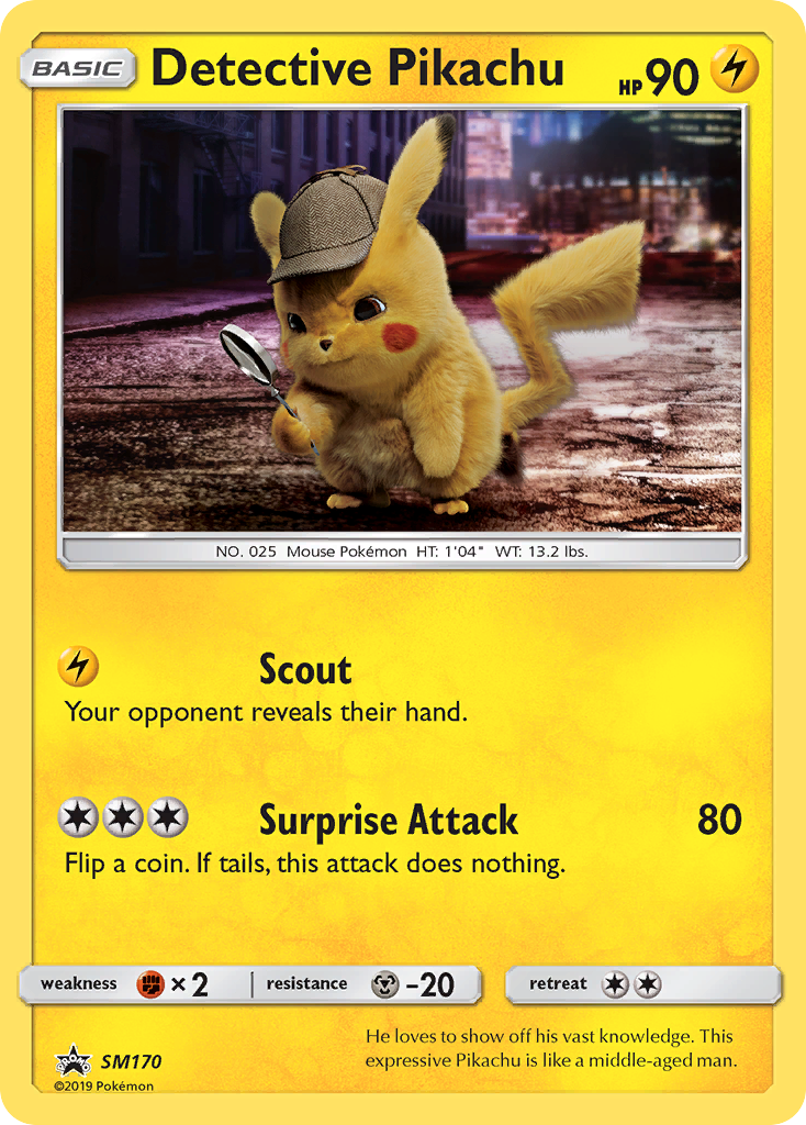 Sun & Moon Promo Detective Pikachu #170