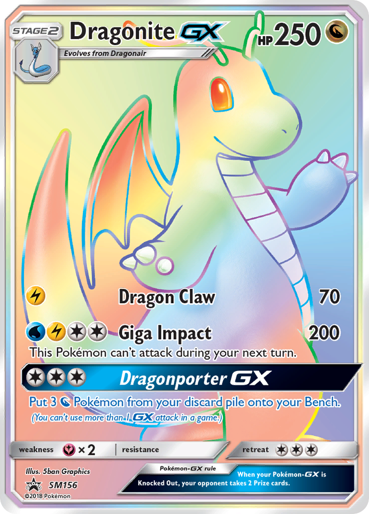SM156 Dragonite GX Promo