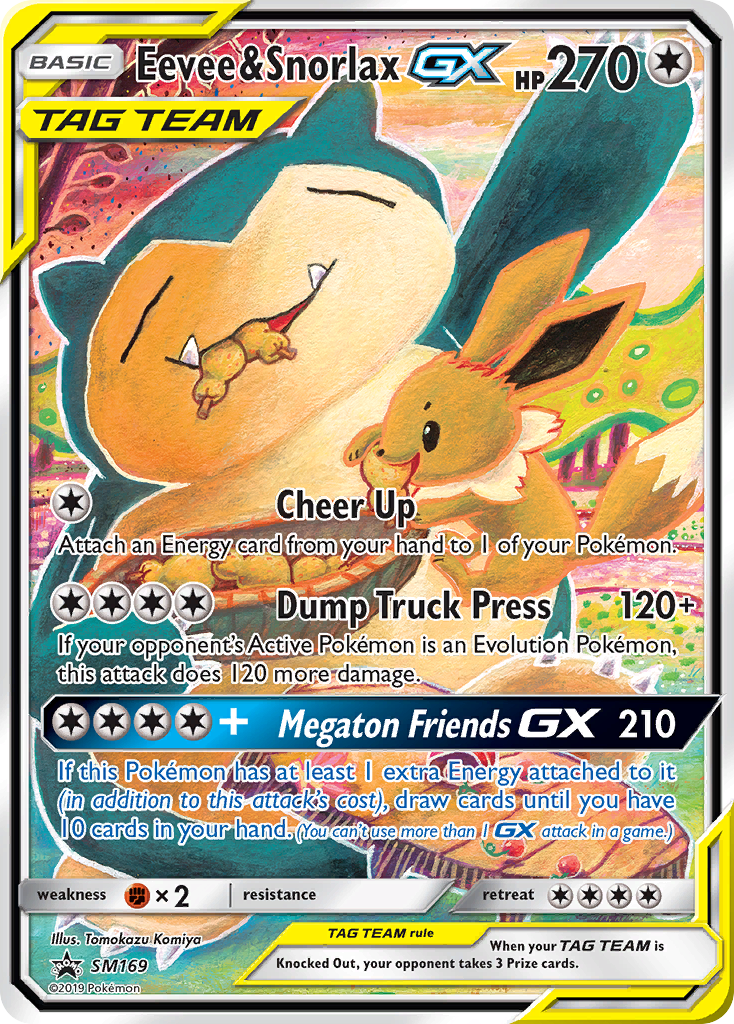 Eevee & Snorlax GX Promo