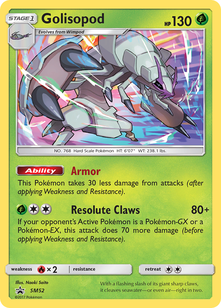 Sun & Moon Promo Golisopod #52