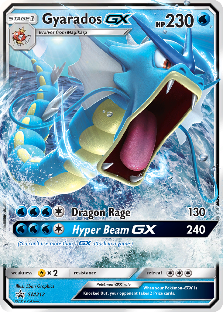 Sun & Moon Promo Gyarados GX #212