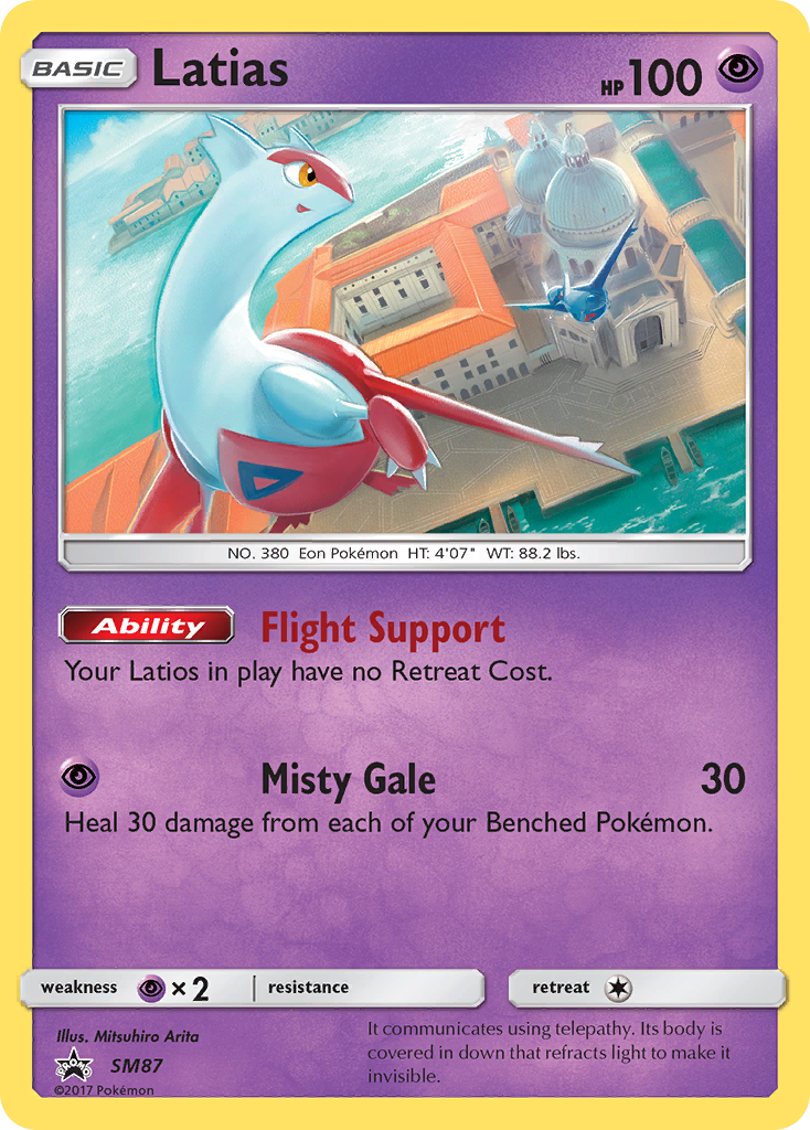 Sun & Moon Promo Latias #87