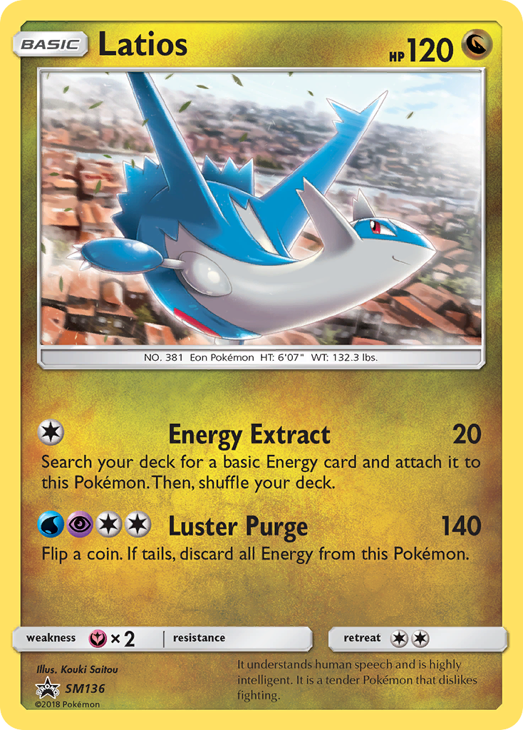 Sun & Moon Promo Latios #136