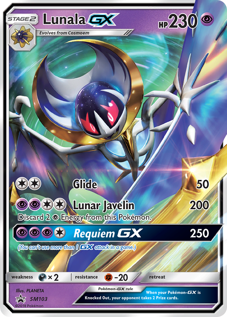 Sun & Moon Promo Lunala GX #103