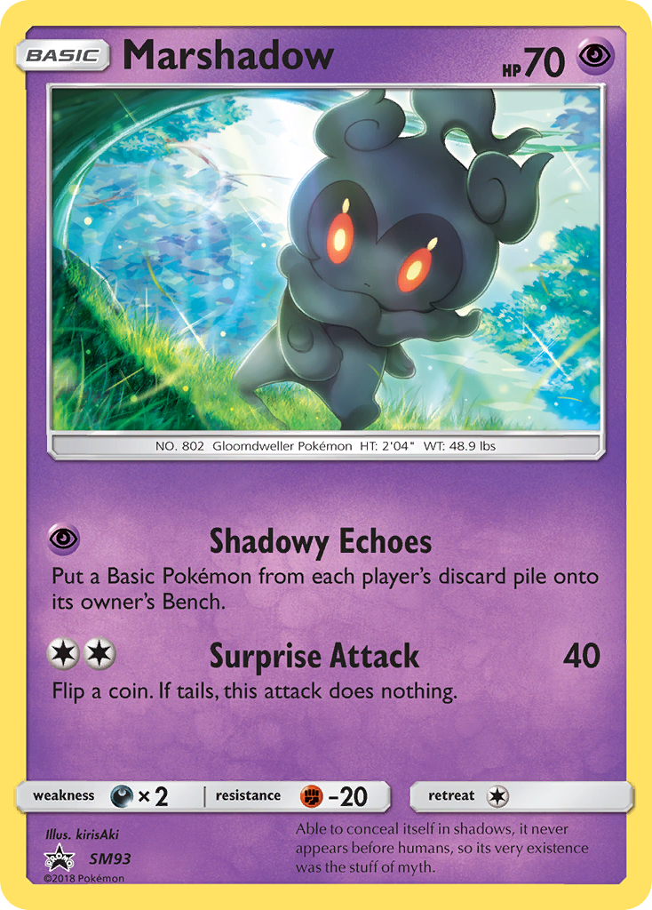 Sun & Moon Promo Marshadow #93