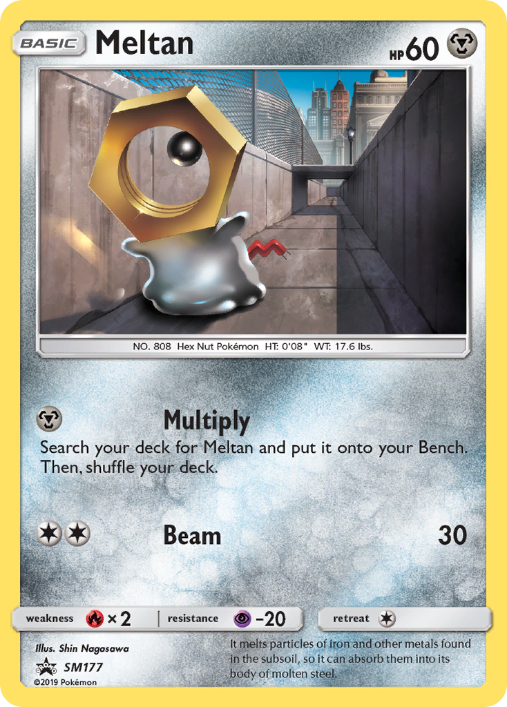 Sun & Moon Promo Meltan #177