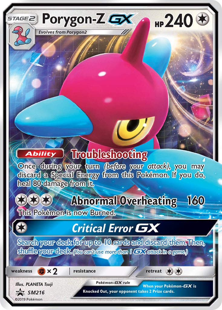 Sun & Moon Promo Porygon-Z GX #216