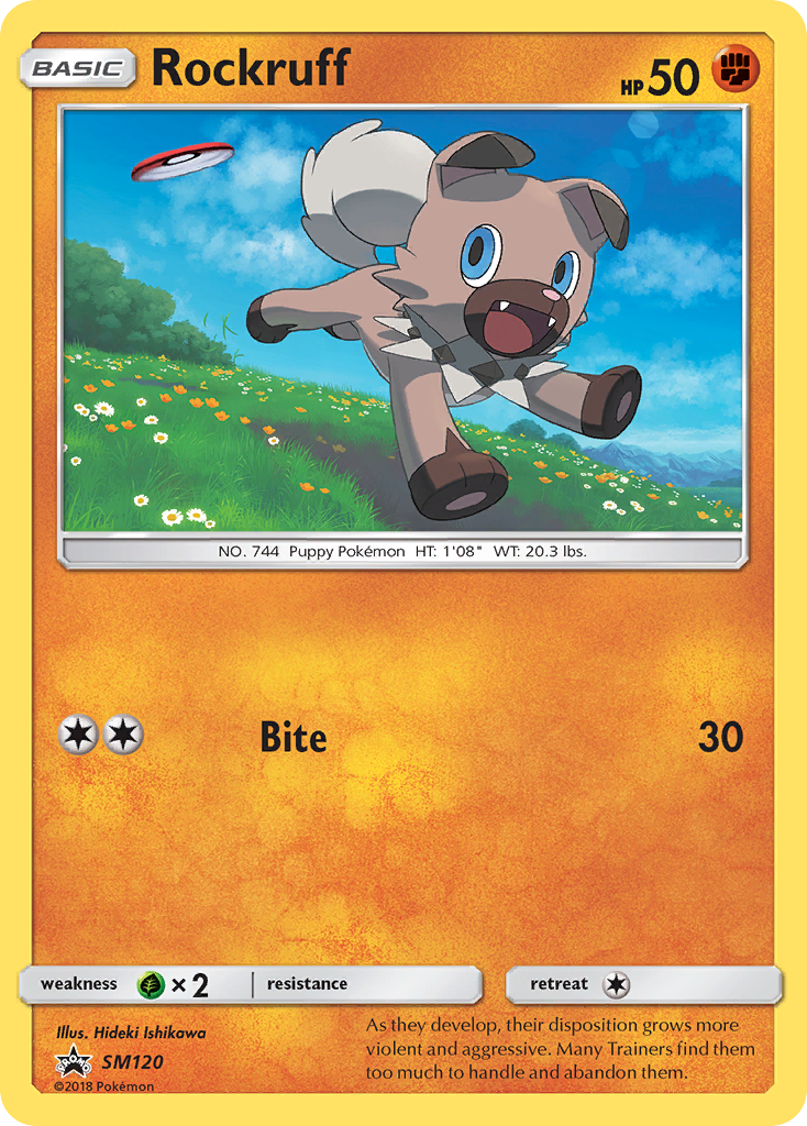 Sun & Moon Promo Rockruff #120