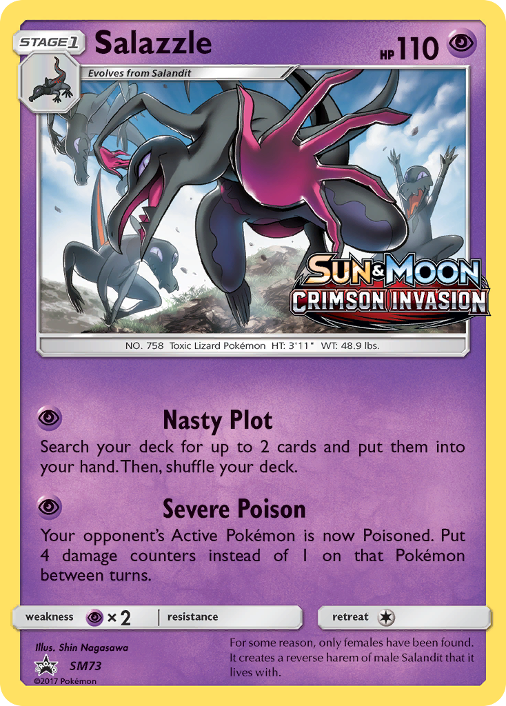 Sun & Moon Promo Salazzle #73
