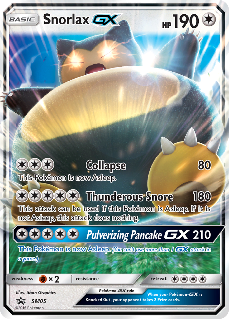 SM05 Snorlax GX Promo