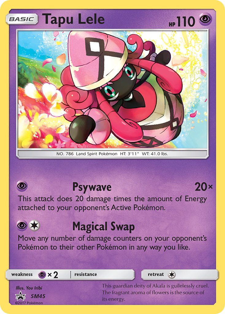 Sun & Moon Promo Tapu Lele #45