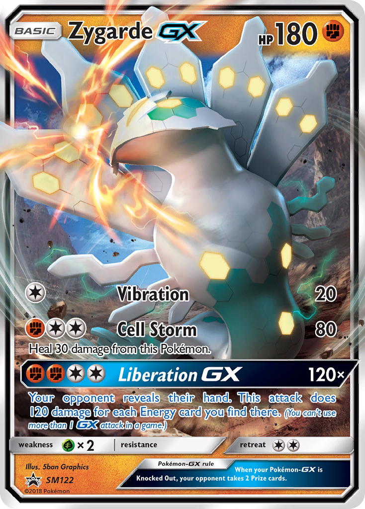 Sun & Moon Promo Zygarde GX #122