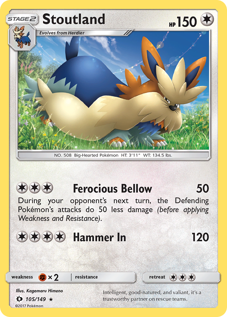 Sun & Moon Stoutland #105/149