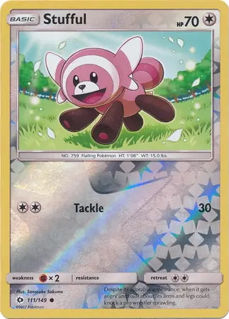 Sun & Moon Stufful #111/149 reverse holo
