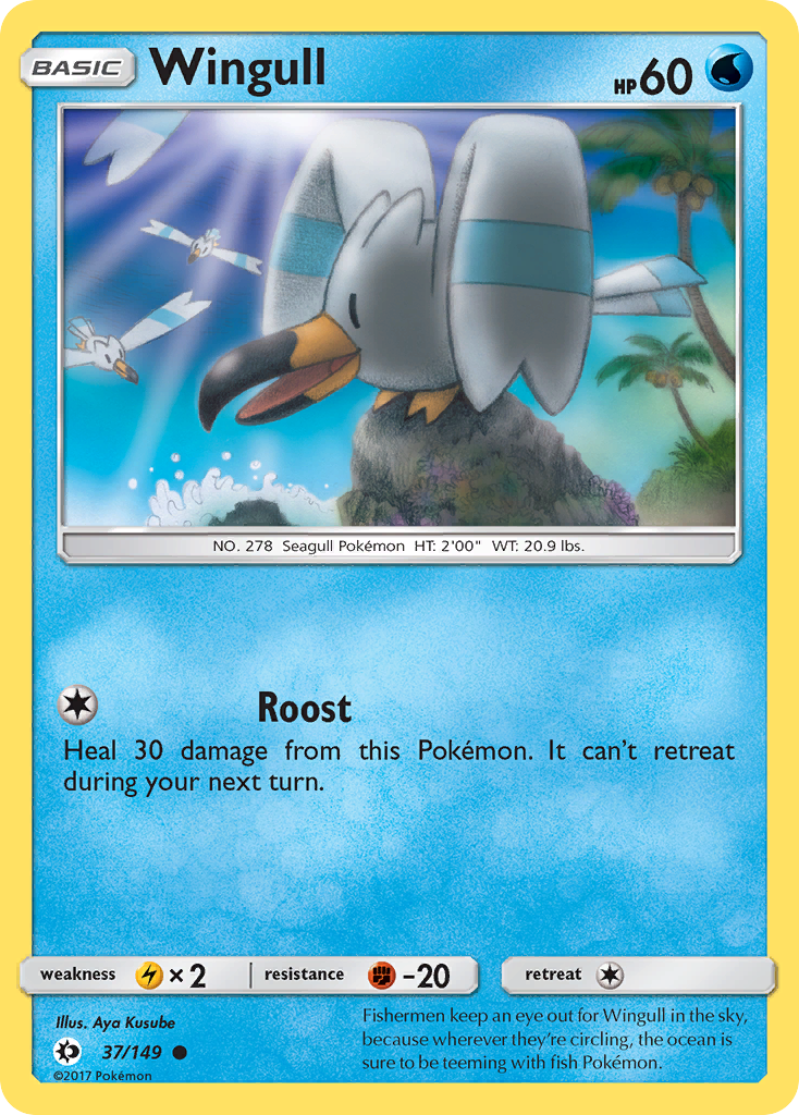 Sun & Moon Wingull #37/149