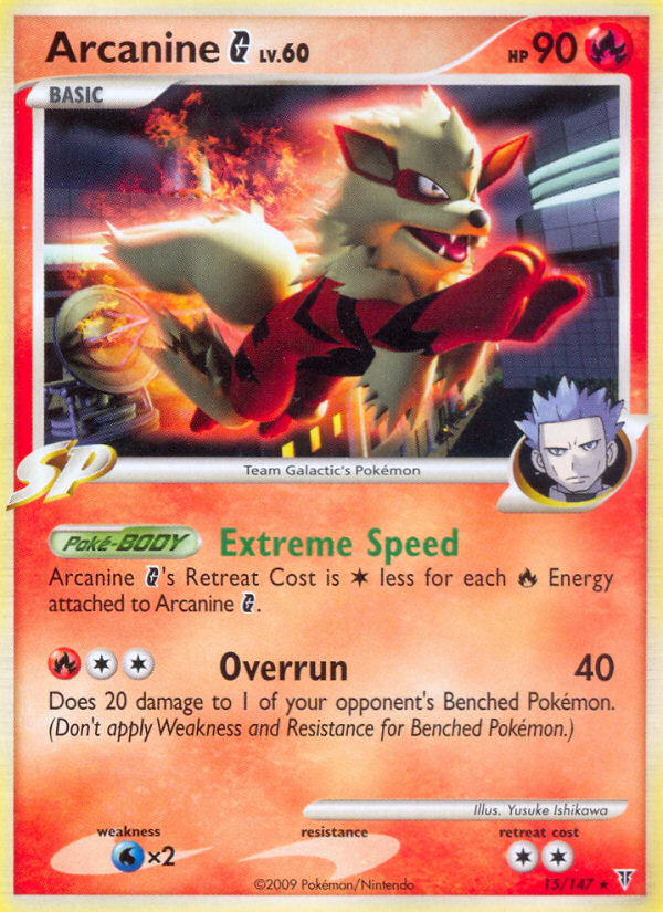 Supreme Victors Arcanine G #15/147