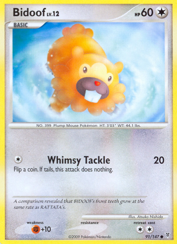 Supreme Victors Bidoof #91/147